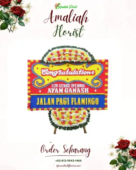 Sewa Papan Bunga Jalan Baru